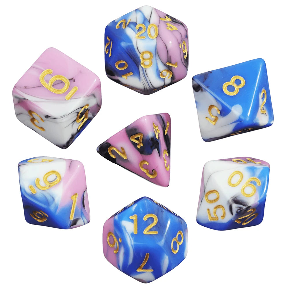 Pride of the Dice -- Pride-Themed RPG Dice Set for Dungeons & Dragons