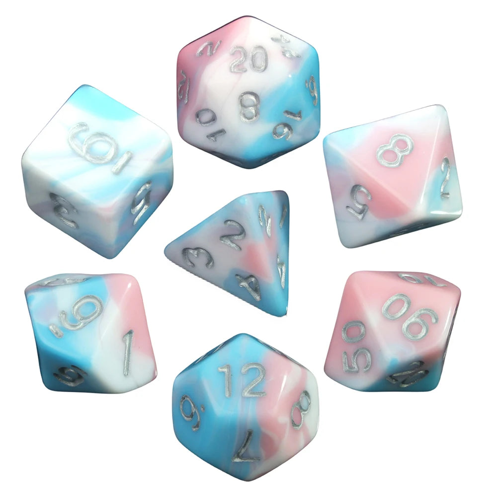 Pride of the Dice -- Pride-Themed RPG Dice Set for Dungeons & Dragons