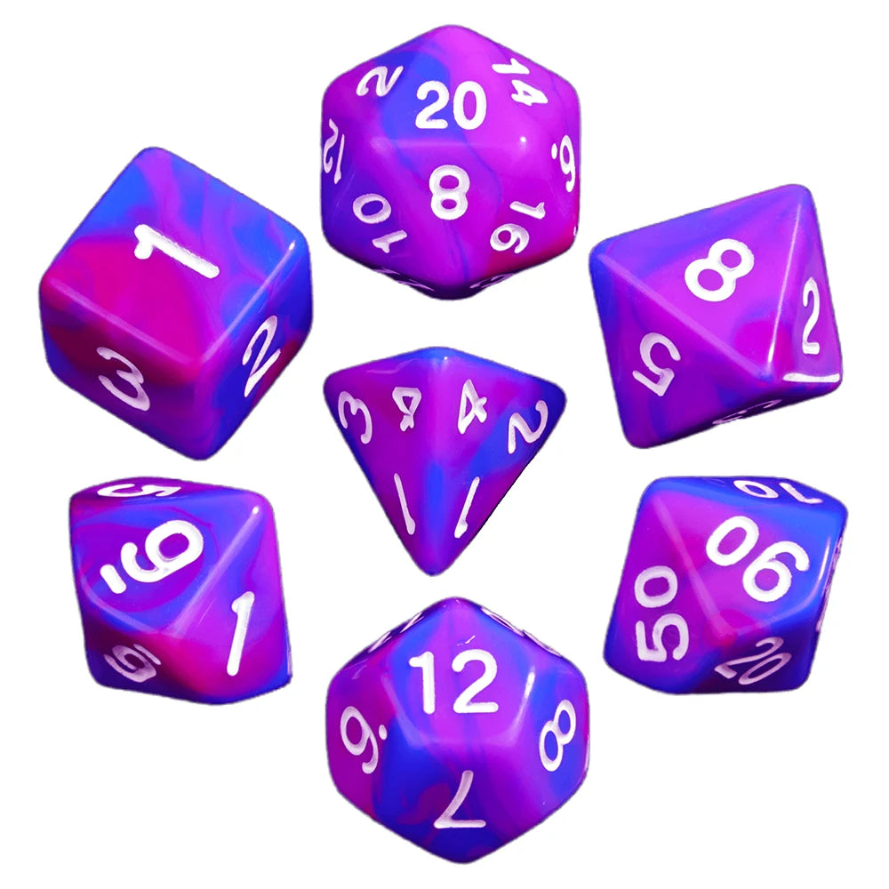 Pride of the Dice -- Pride-Themed RPG Dice Set for Dungeons & Dragons